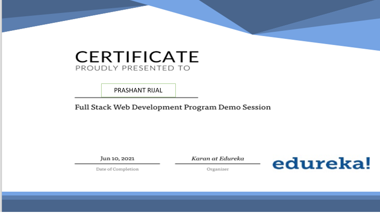 Certification 2
